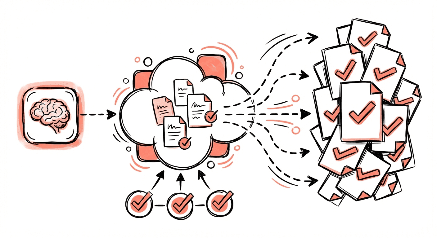 AI generating compliant content at scale